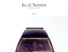 Tablet Screenshot of exvitermini.com